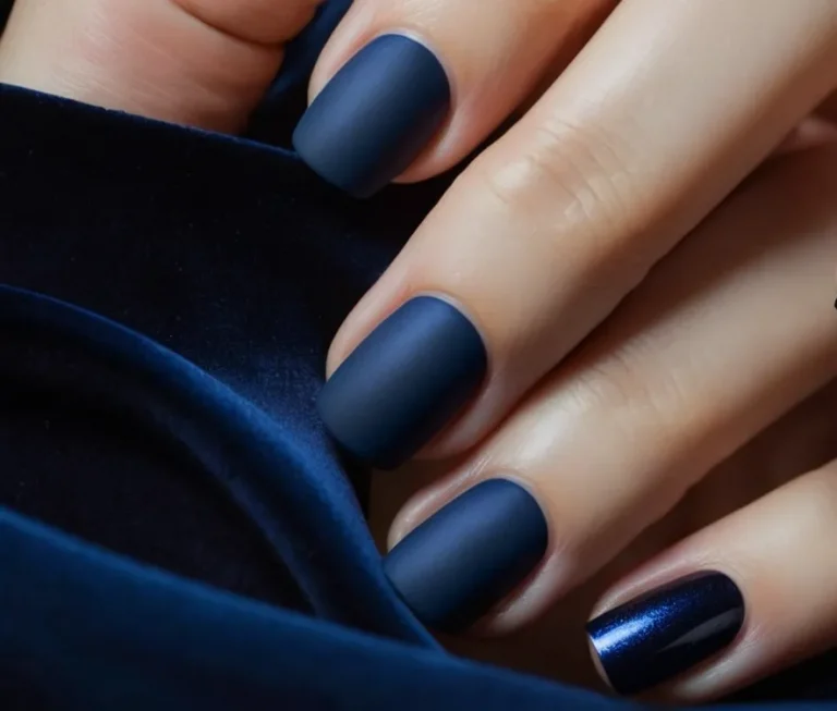 The Ultimate Guide To Dark Blue Matte Nail Polish
