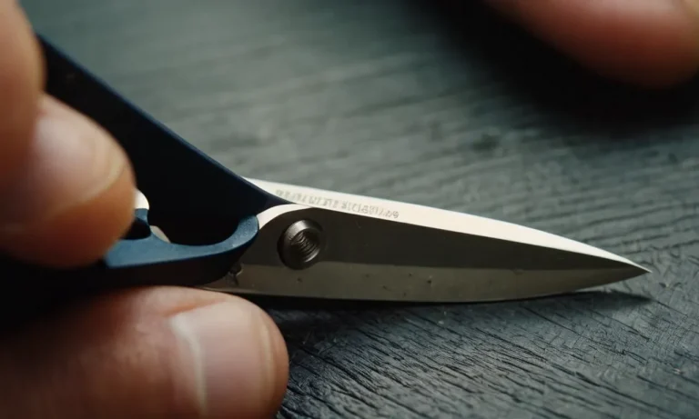 How To Sharpen Scissors With A Nail File
